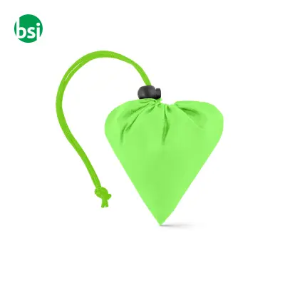 Shopper pieghevole in poliestere riciclato BEIRA - Immagine 7