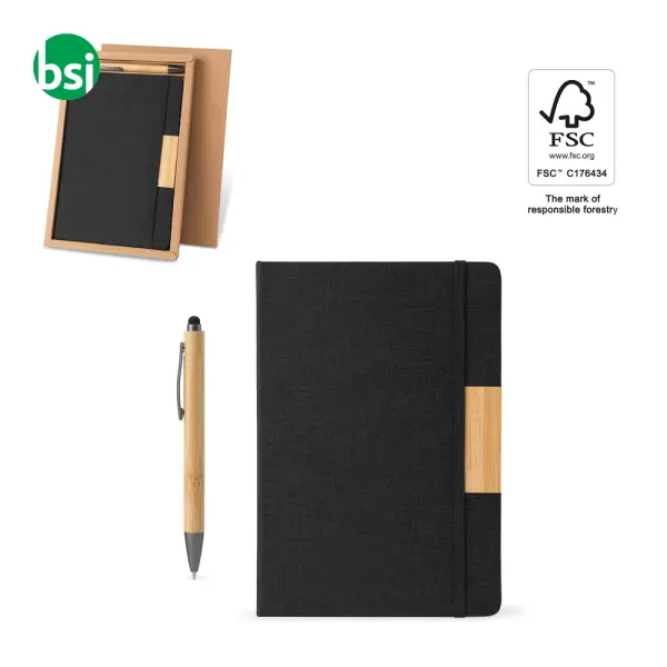 Set composto da un blocco note A5 con copertina - HOMERO -  1