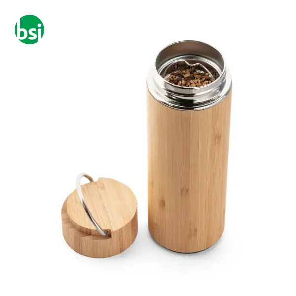 Borraccia termica in bambù da 440 ml - SOW -  4