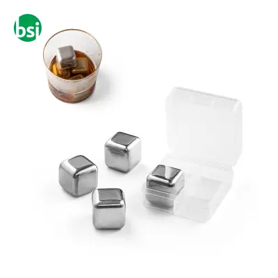 Set di cubi riutilizzabili in acciaio GLACIER