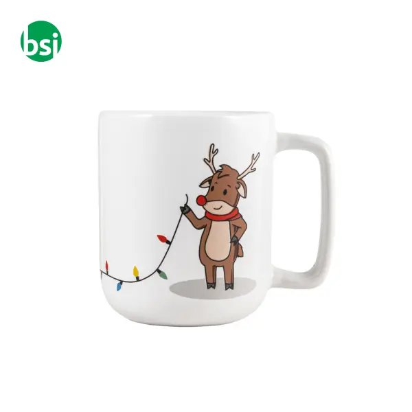 Tazza con stampa natalizia - REINDEER -  2
