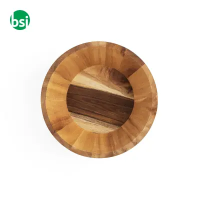 Insalatiera rotonda in legno di acacia SAGE - Immagine 2
