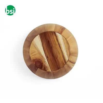 Insalatiera rotonda in legno di acacia SAGE - Immagine 4