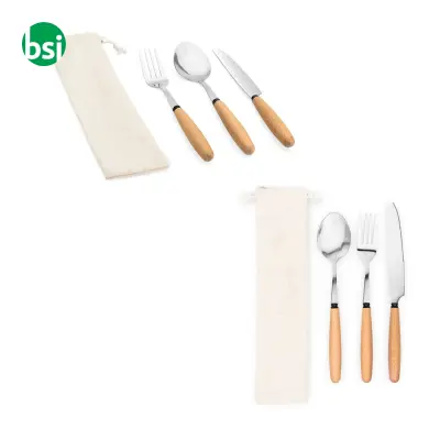 Set da 3 pezzi in legno di acacia - BOULUD