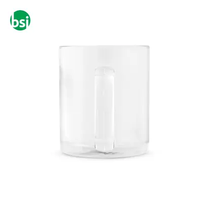 Tazza in vetro a sublimazione 350 ml - CARMO - Immagine 3