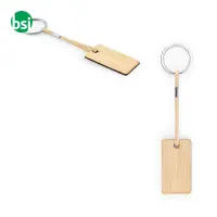 Portachiavi rettangolare in bambù - HOPPS