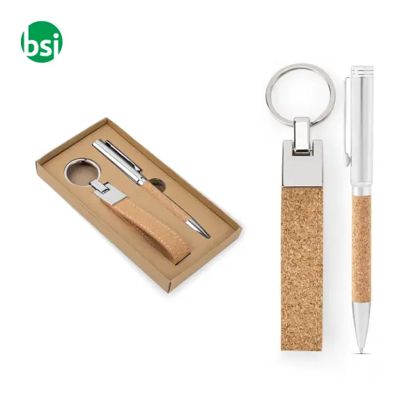 Set penna a sfera e portachiavi - EVANS -  1