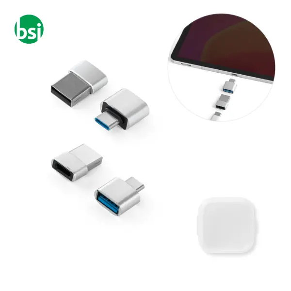 Set di 2 adattatori USB-A / USB-C - MINSKY -  1