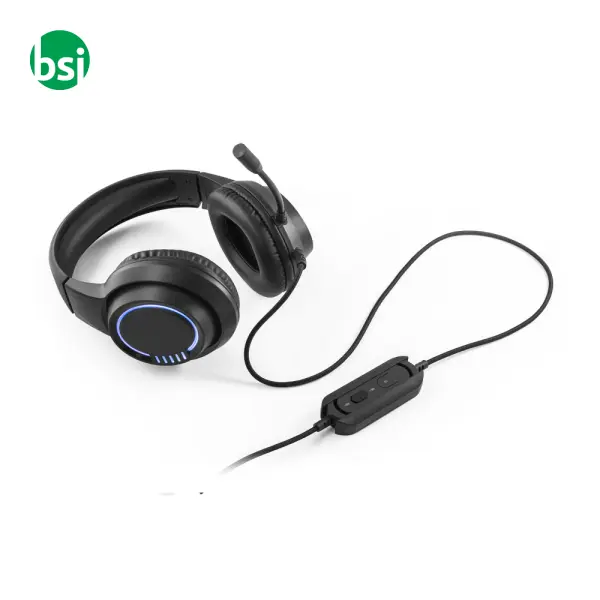 Cuffie in ABS con cavo da 2 m - Thorne Headset RGB -  4