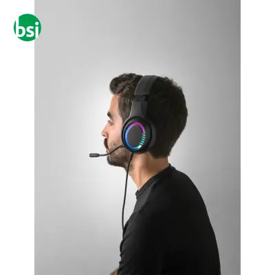 Cuffie in ABS con cavo da 2 m - Thorne Headset RGB - Immagine 5