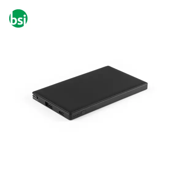 Power bank da 4.000 mAh in ABS riciclato - WIGNER -  8
