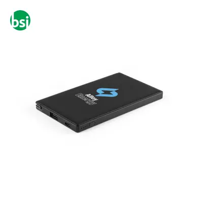 Power bank da 4.000 mAh in ABS riciclato - WIGNER - Immagine 4
