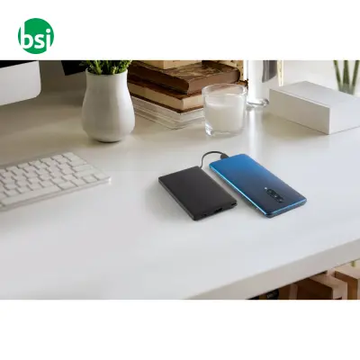 Power bank da 4.000 mAh in ABS riciclato - WIGNER - Immagine 5