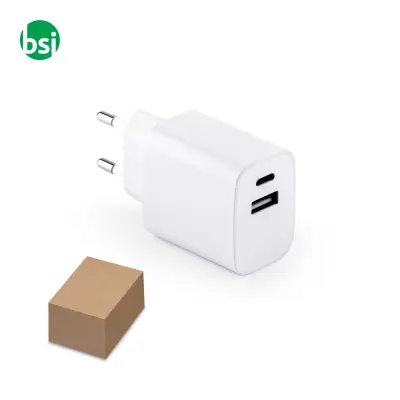 Adattatore di corrente con USB-A 18W - WEGENER