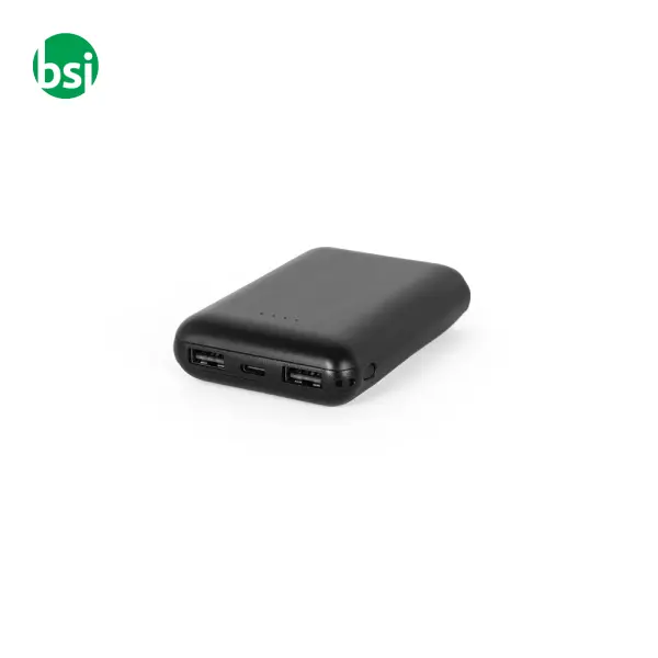 Power bank 8.000 mAh in ABS riciclato - LEAKEY 8 -  5