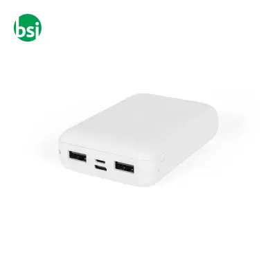 Power bank 10.000 mAh in ABS riciclato - LEAKEY 10 - Immagine 10
