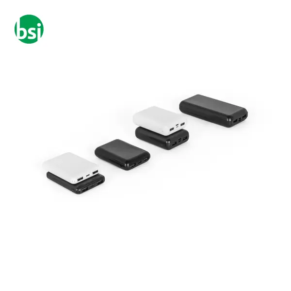 Power bank 10.000 mAh in ABS riciclato - LEAKEY 10 -  6