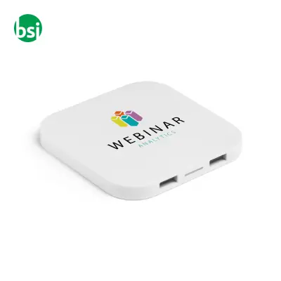 CAROLINE Caricatore wireless e hub USB 20 - Immagine 2