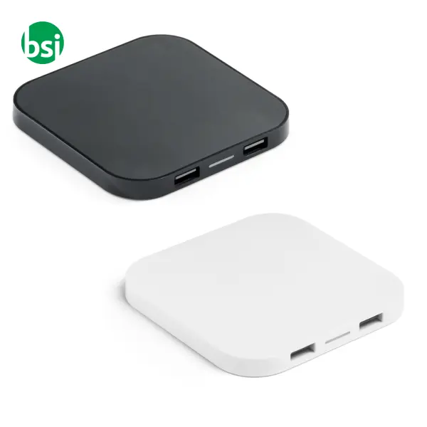 CAROLINE Caricatore wireless e hub USB 20 -  1
