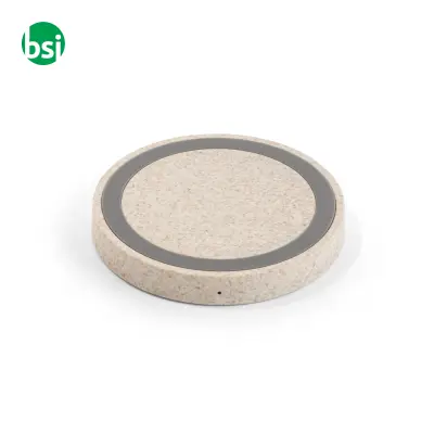 Caricatore wireless 5W in fibra di paglia - CUVIER - Immagine 6