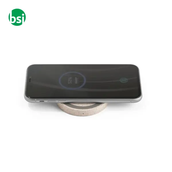 Caricatore wireless 5W in fibra di paglia - CUVIER -  4