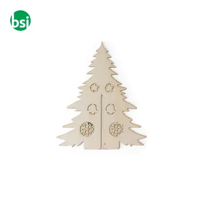 Albero di Natale in legno da colorare - PINERY - Immagine 3