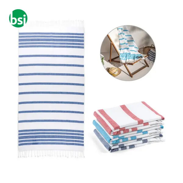 Telo da mare in cotone riciclato - SARDENHA -  1