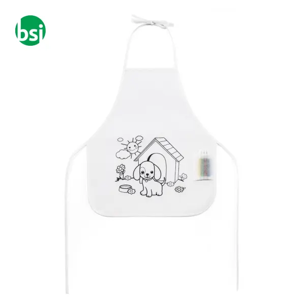 Grembiule per bambino da colorare - NILO -  2