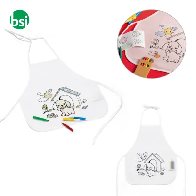 Grembiule per bambino da colorare - NILO