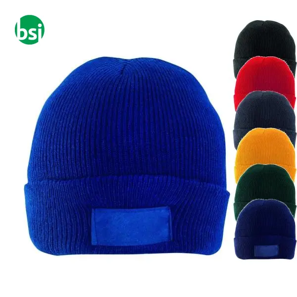 Cappellino in maglia acrilico a filo doppio -  1