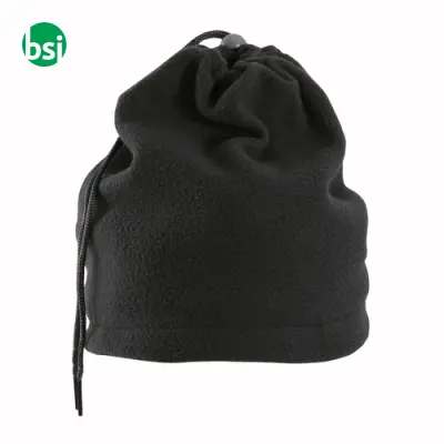 Fascia scaldacollo e cappello in polar - Immagine 2