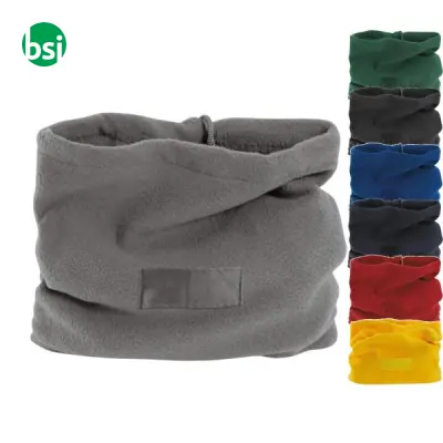 Fascia scaldacollo in polar trasformabile in cappello