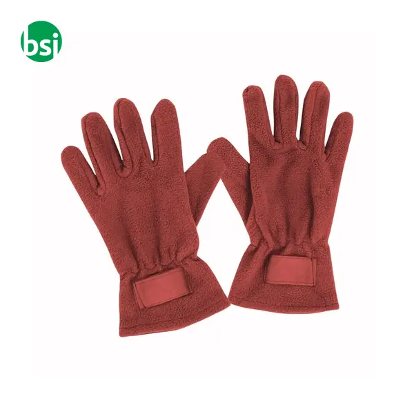 Guanti in polar da donna con etichetta personalizzabile -  5