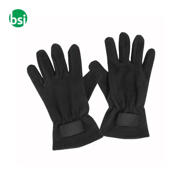 Guanti in polar da uomo con etichetta personalizzabile -  6