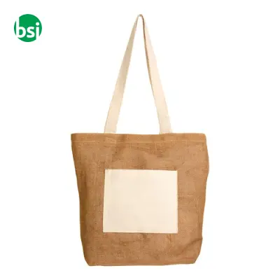 Borsa Juta e Cotone 35x37 DANILA - Immagine 2