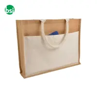 Borsa Juta e Cotone 45x35x12 DELFINA