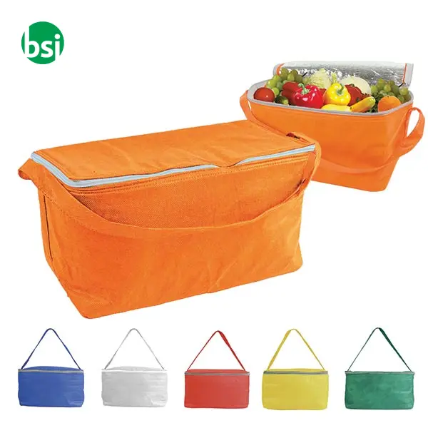 Borsa frigo personalizzabile in TNT 32x18x18 -  1