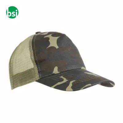 Cappellino mimetico con calotta a rete - Immagine 3