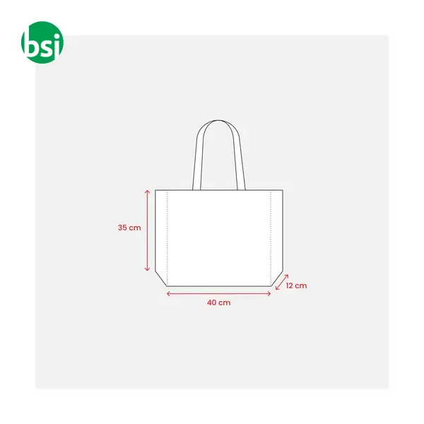 Shopper cotone personalizzate 40x35x12 ALESSANDRA -  16