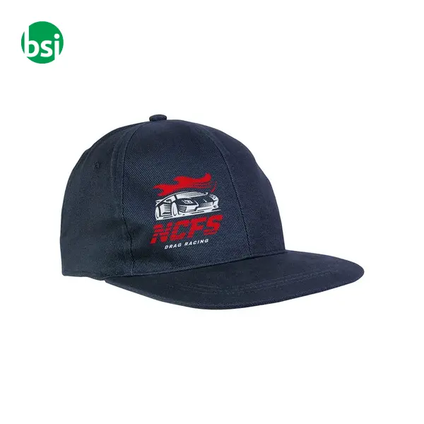 Cappellino baseball in cotone pesante con visiera -  6