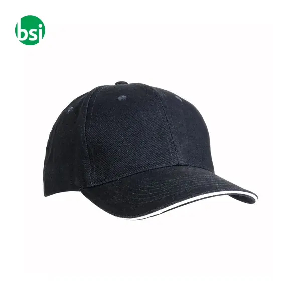 Cappellino in cotone pesante 6 pannelli + velcro -  16