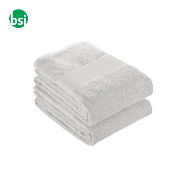 Telo personalizzabile in spugna in cotone 70x140 -  2