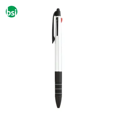 Penna a sfera con 3 colori blu rosso nero - Immagine 2