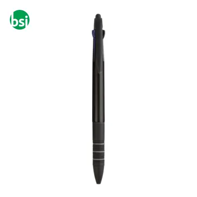Penna a sfera con 3 colori blu rosso nero - Immagine 21