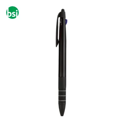 Penna a sfera con 3 colori blu rosso nero - Immagine 3