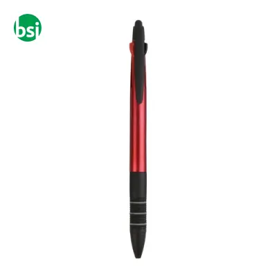 Penna a sfera con 3 colori blu rosso nero - Immagine 20