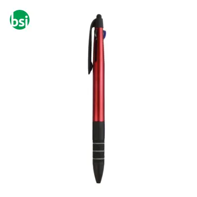Penna a sfera con 3 colori blu rosso nero - Immagine 4