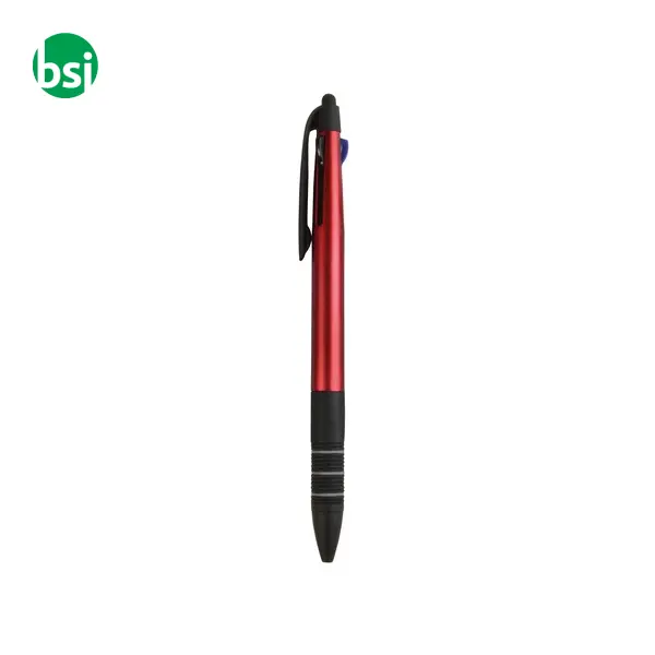 Penna a sfera con 3 colori blu rosso nero -  4