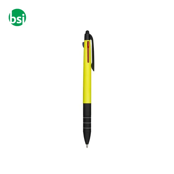 Penna a sfera con 3 colori blu rosso nero -  6