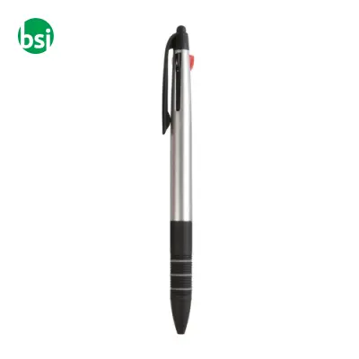 Penna a sfera con 3 colori blu rosso nero - Immagine 8